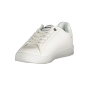 Gas White Polyester Women Sneaker