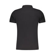 Accademia Militare Black Cotton Polo Shirt