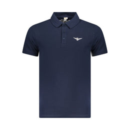Accademia Militare Blue Cotton Polo Shirt