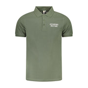 Accademia Militare Green Cotton Polo Shirt