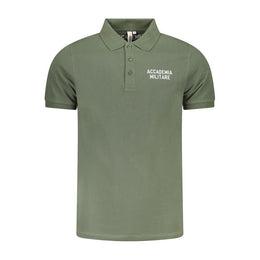 Accademia Militare Green Cotton Polo Shirt