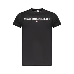 Accademia Militare Black Cotton T-Shirt
