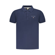 Accademia Militare Blue Cotton Polo Shirt