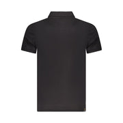 Accademia Militare Black Cotton Polo Shirt