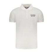Accademia Militare White Cotton Polo Shirt