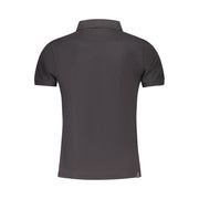 Accademia Militare Black Cotton Polo Shirt