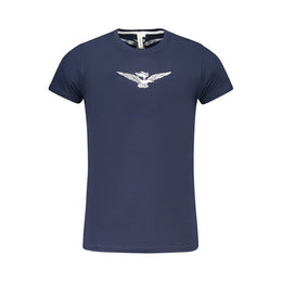 Accademia Militare Blue Cotton T-Shirt