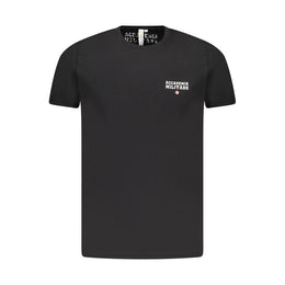 Accademia Militare Black Cotton T-Shirt
