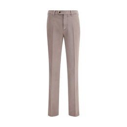 Brunello Cucinelli Gray Cotton Casual Pants