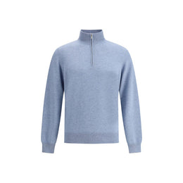 Brunello Cucinelli Light Blue Cashmere Cashmere Sweater