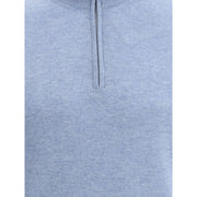 Brunello Cucinelli Light Blue Cashmere Cashmere Sweater