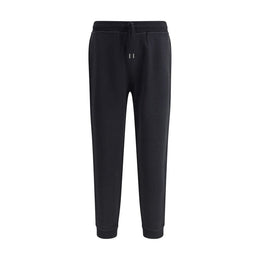 Brunello Cucinelli Black Cotton Joggers (Workout Pants)