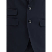 Dsquared² Black Fleece Wool Two-Piece Suit