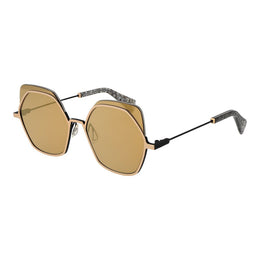 Yohji Yamamoto Gold Stainless Steel Sunglasses