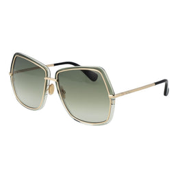Max Mara Green Metal Sunglasses
