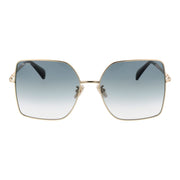 Max Mara Gold Metal Sunglasses