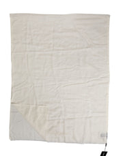 Dolce & Gabbana White Cashmere Neck Warmer Wrap Shawl Scarf