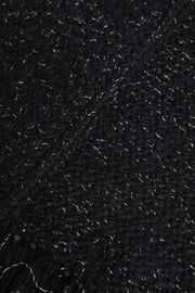 Dolce & Gabbana Black Cashmere Neck Warmer Wrap Shawl Scarf