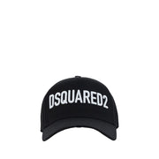 Dsquared² Black Cotton Cap (Baseball Hat)