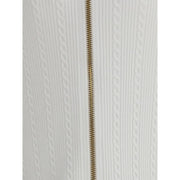 Balmain White Viscose Midi Skirt