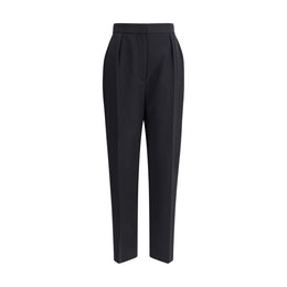 Balmain Black Wool Dress Pants