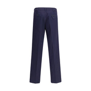 Prada Blue Cotton Chino Pants