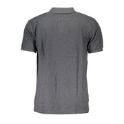 Slazenger Gray Polyester Mens Polo Shirt