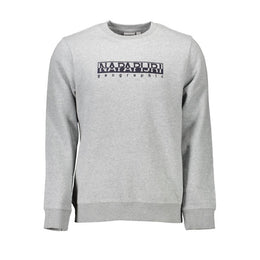 Napapijri Gray Cotton Sweatshirt