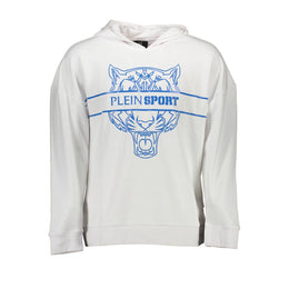 Plein Sport White Cotton Men's Sweater