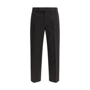 Thom Browne Black Cotton Dress Pants