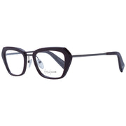 Yohji Yamamoto Burgundy Metal & Plastic Glasses (Frames)