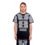 Nicolo Tonetto Black And White Cotton T-Shirt