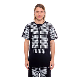 Nicolo Tonetto Black And White Cotton T-Shirt