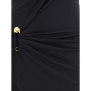 Versace Black Viscose Casual Dress