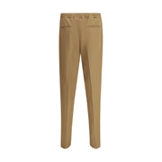 Valentino Brown Polyester Casual Pants