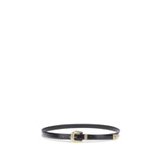 Valentino Garavani Black Calf Leather Bos Taurus Regular Belt