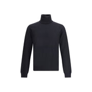 Jil Sander Black Fleece Wool Sweatshirt