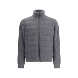 Herno Gray Wool Bomber