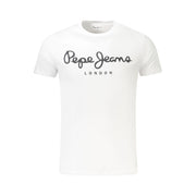 Pepe Jeans White Cotton Men TShirt