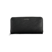 Calvin Klein Black Polyurethane Women Wallet