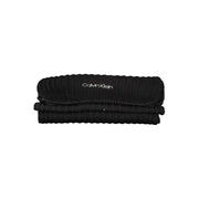 Calvin Klein Black Cotton Scarf