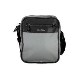 Calvin Klein Gray Polyester Shoulder Bag