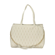 Mario Valentino White Polyethylene Handbag
