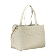 Mario Valentino White Polyethylene Handbag