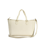 Mario Valentino White Polyethylene Handbag