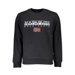 Napapijri Black Cotton Sweatshirt