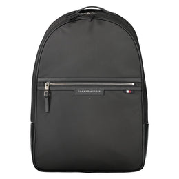 Tommy Hilfiger Black Polyester Backpack