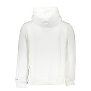 Calvin Klein White Cotton Men's Hooded Sweater