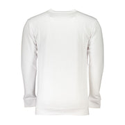 Cavalli Class White Cotton Men Sweater