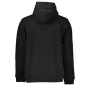 Tommy Hilfiger Black Cotton Men Sweater with Hood